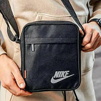 Мужская сумка мессенджер Nike Черная Oxford