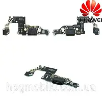 Шлейф Huawei P10 Plus с коннектором зарядки и компонентами (PRC)