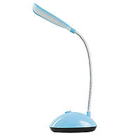 Лампа настольная светодиодная "LED DESK Light X-7188" Голубая, LED светильник на батарейках 3хААА (ЮА)