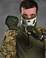 Военные беспалые перчатки олива Mechanix, Оливковые тактические перчатки Mechanix без пальцев для ВСУ Украины