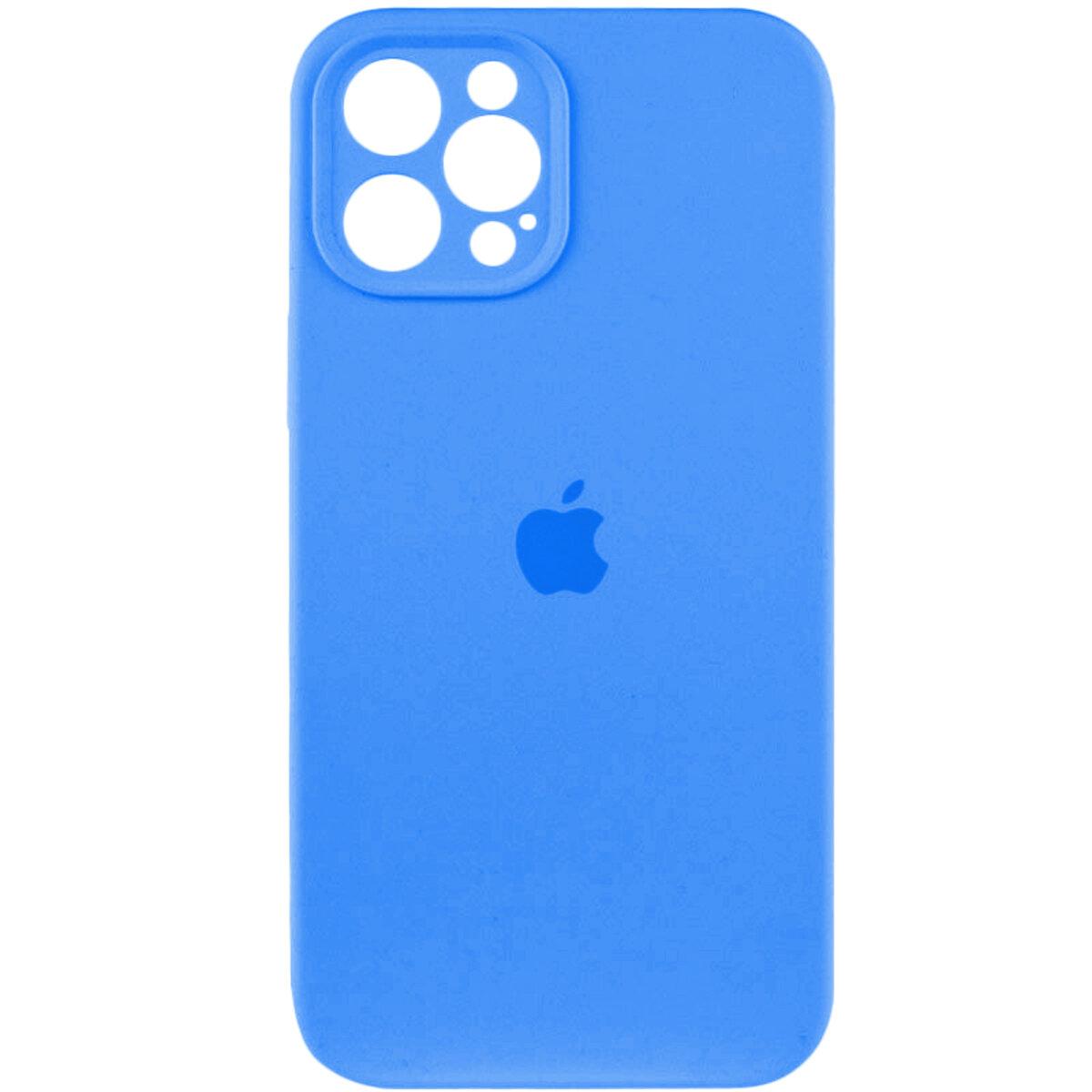 Чохол для iPhone 12 Pro Silicone Full Case Camera Protect, Surf Blue