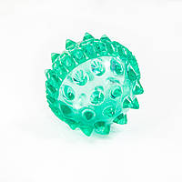 Массажер су джок шарик с шипами "Ёжик" 4 см Зелёный, массажер для пальцев су джок - мячик су джок (ЮА)
