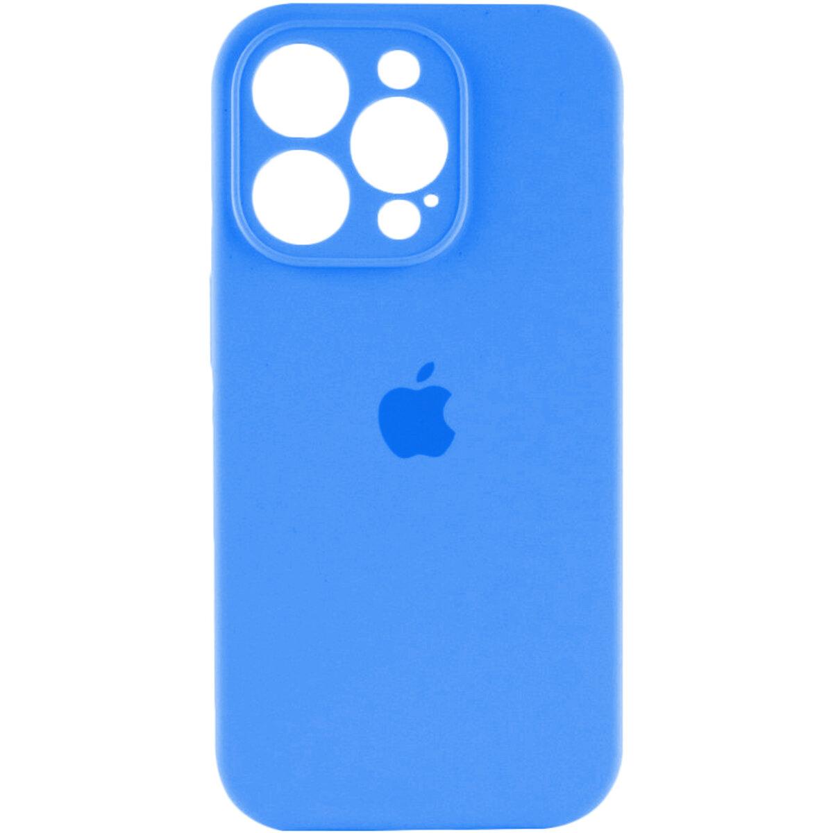 Чохол для iPhone 13 Pro Max Silicone Full Case Camera Protect, Surf Blue