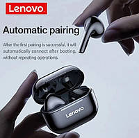 Наушники беспроводные Lenovo LP40 TWS thinkplus (чёрного цвета)
