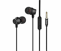 Навушники HOCO M51 Proper sound universal earphones with mic Black