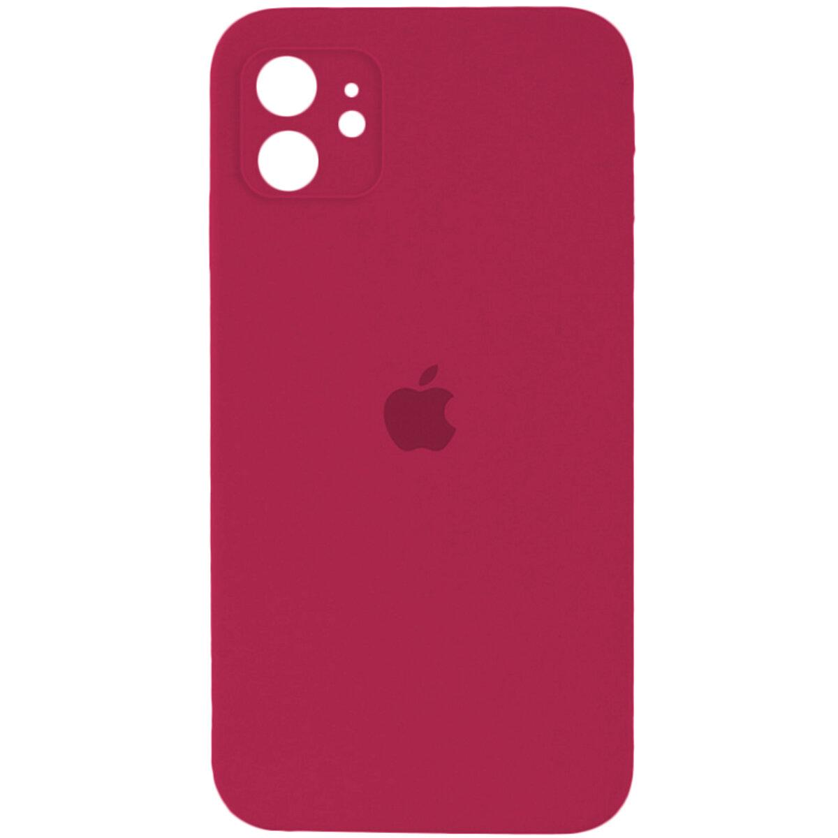 Чохол для iPhone 11 Silicone Full Case AA Camera Protect, Maroon