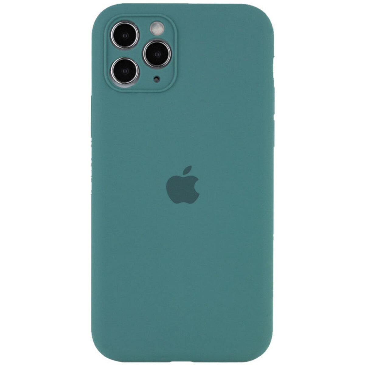 Чохол для iPhone 11 Pro Max Silicone Full Case AA Camera Protect, Pine Green