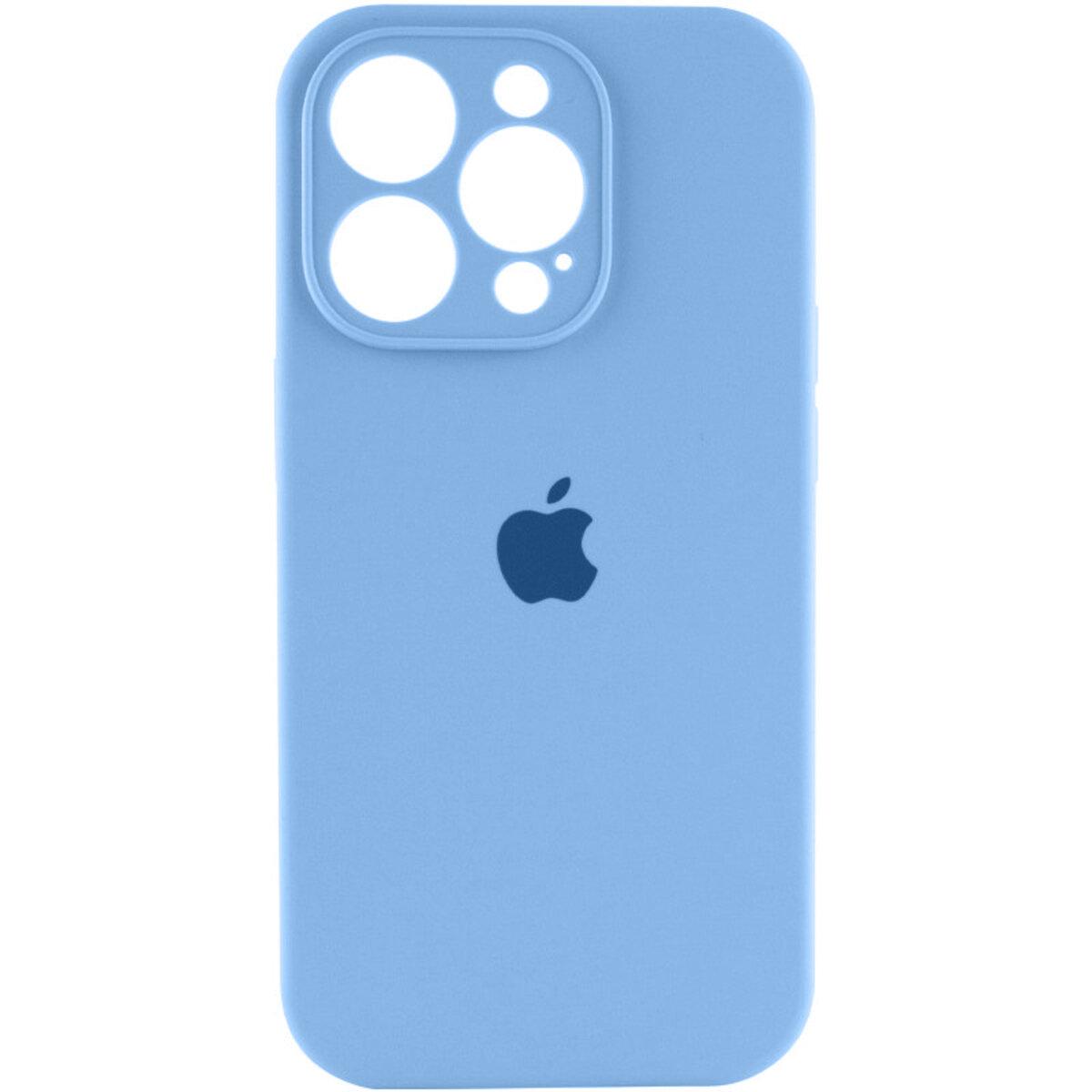 Чохол для iPhone 14 Pro Max Silicone Full Case Camera Protect, Cornflower