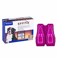 Эффитикс (Virbac Effitix) капли от блох и клещей для собак 40 60 кг (1 шт.)