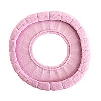 Мягкий чехол для унитаза Розовый однотонный, чехол для крышки унитаза | чохол на сидіння для унітазу (ЮА)