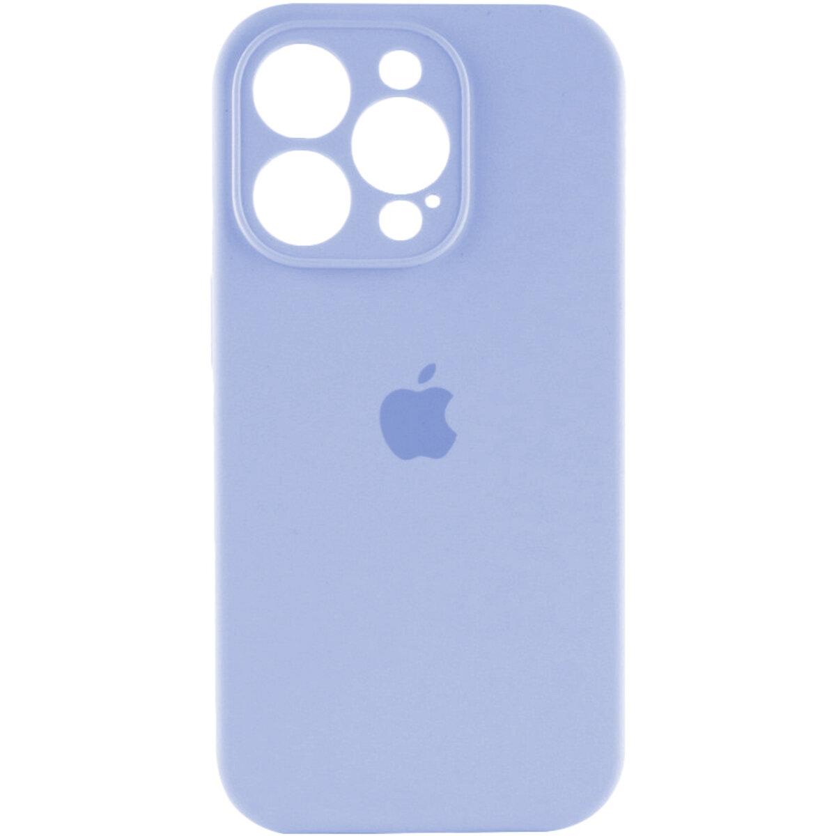 Чохол для iPhone 14 Pro Max Silicone Full Case AA Camera Protect, Lilac