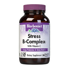 Вітаміни та мінерали Bluebonnet Nutrition Stress B-Complex, 50 вегакапсул