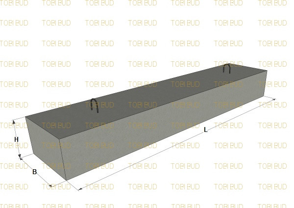 3ПП 30-10п Перемички плитні зб, фото 1