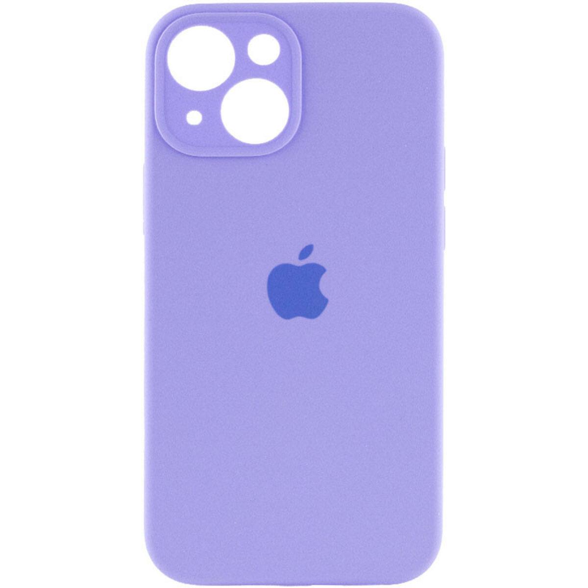 Чохол для iPhone 15 Silicone Full Case Camera Protect, Elegant Purple