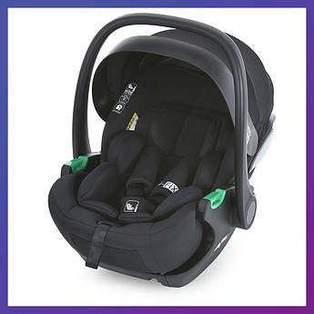 Дитяче автокрісло для новонароджених коливань-переноска група 0+ (0-13 кг) El Camino ME 1110 i-FIX Jet Black