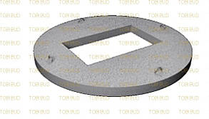 КЦП 3-10 Плита перекриття кілець під прямокутний зливоприймач