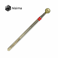 NISIMA Фреза алмазна куля червона діаметр 4 мм