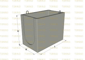 ЛП-1 (з дном) Зливоприймач залізобетонний