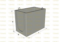 ЛП-1 (з дном) Железобетонный ливнеприемник