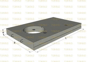 КП2 (ПП22.14.2) Плита перекриття теплокамери