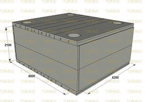 Теплокамера залізобетонна ТК-10