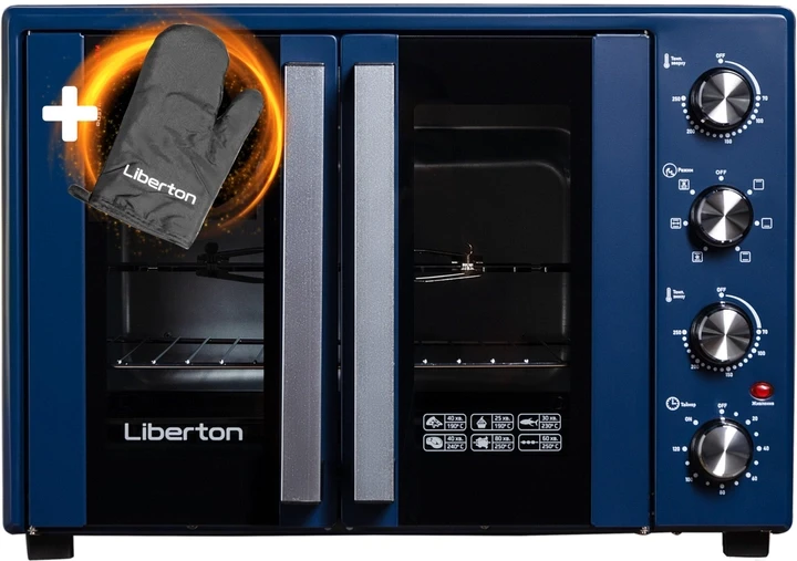 Електродуховка LIBERTON LEO-600 Dark Blue, фото 1