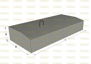 Блок бетонний водовідвідний Б-5