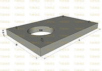ПО-3 Плита опорная железобетонная