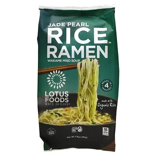 Lotus Foods, Рамен із нефритовими перлами, місо-суп вакаме, 80 г (2,8 унції) Київ, Київ