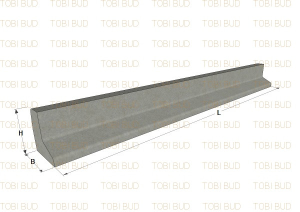 Бордюр дорожний БУ 100.30.29, великий вибір Зб бордюрів, доставка по Україні, фото 1