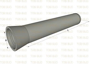 Труби бетонні безнапірні ТБ 120.50-2