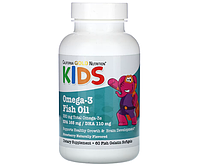 Риб'ячий жир з омега-3 для дітей California Gold Nutrition (Omega-3 fish oil) 60 капсул зі смаком полуниці
