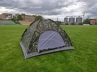 Палатка автоматическая 4-х местная Камуфляж Размер 2х2 метра самораскладывающаяся палатка дубл