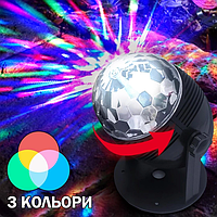 Лампа вращающаяся на подставке RGB RHD-208 (RD5036) | Светодиодный диско-шар