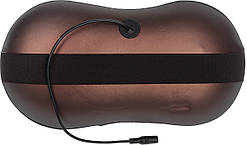 Массажная подушка для дома и машины Massage Pillow с подогревом (A58) Brown (5290) дубл