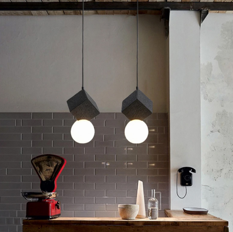 ПІДВІС TRUZZO QUADRO ІЗ ЧОРНИМ БЕТОННИМ ПЛАФОНОМ MJ 168/1 BK, фото 1