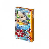 Мягкие пазлы "Акула" Danko Toys S20-09-08, 20 элементов, Vse-detyam