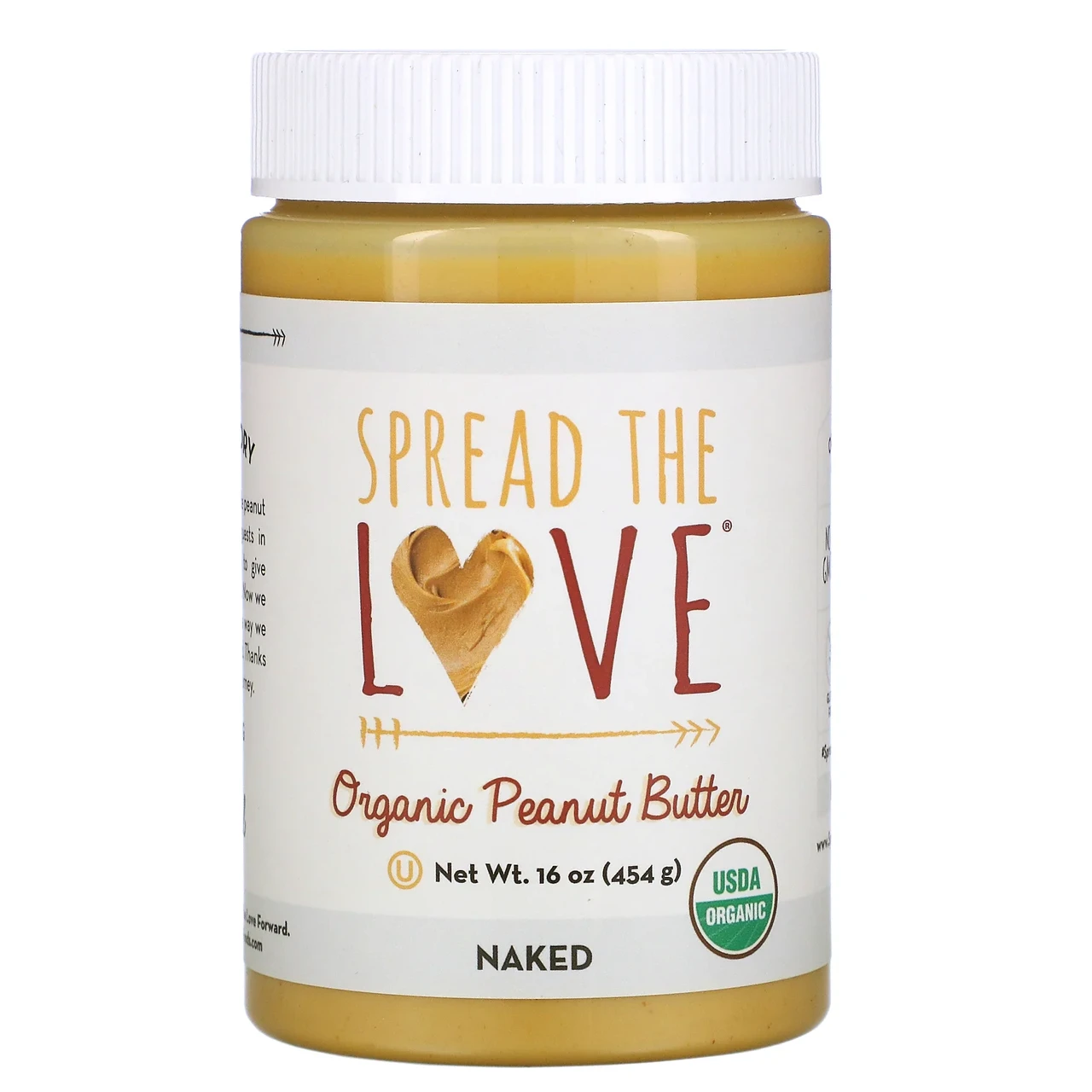 Spread The Love, Органічна арахісова олія, без добавок, 454 г (16 унцій) SRD-00008 Київ, Київ
