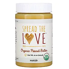 Spread The Love, Органічна арахісова олія, без добавок, 454 г (16 унцій) SRD-00008 Київ