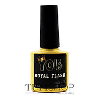 Топ для ногтей Yo!Nails Royal Flash глянцевый с липким слоем 8 мл