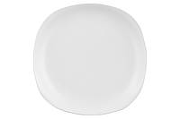 Квадратная обеденная тарелка Ardesto Molize 27х27 см из керамики Белый (AR2927MW)