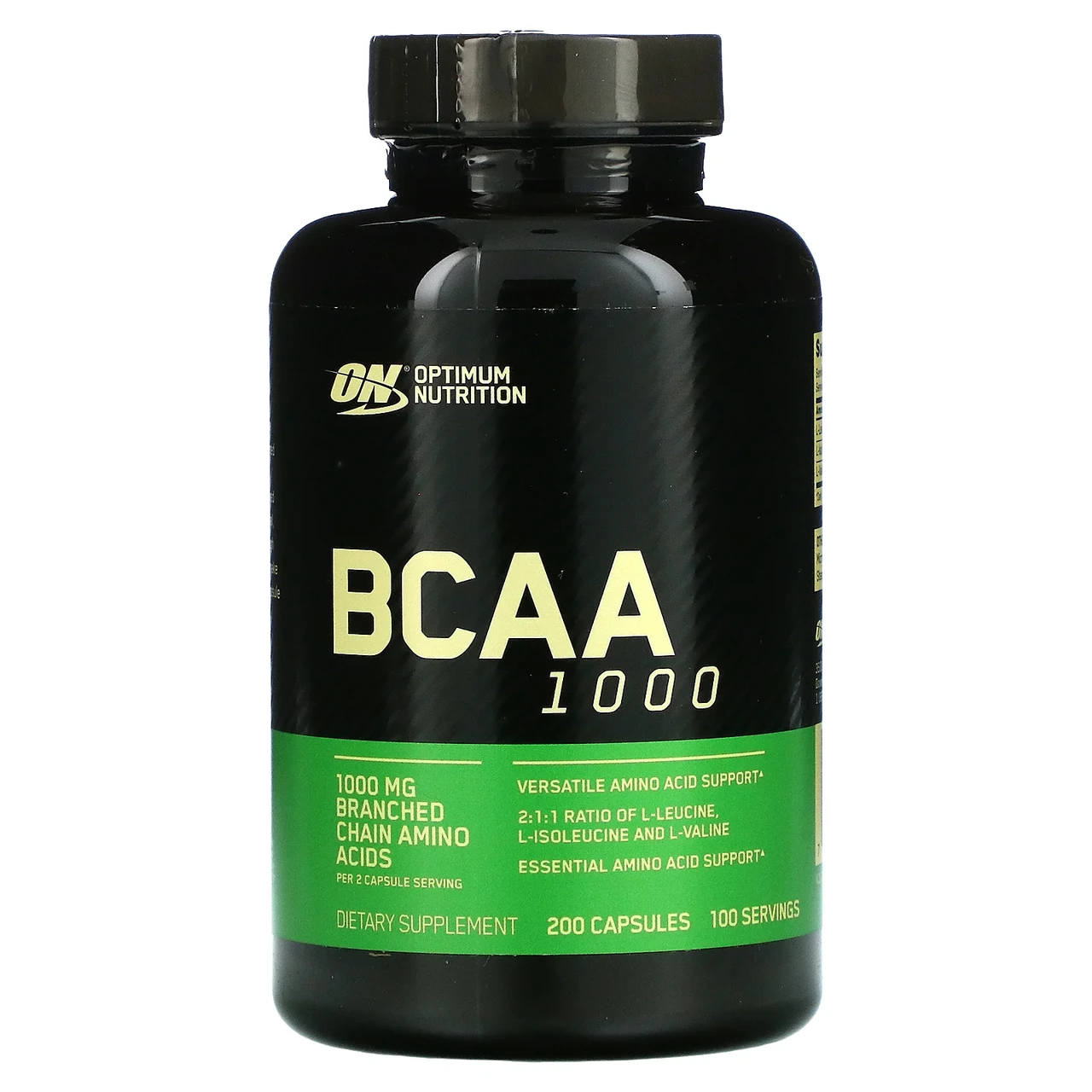 Optimum Nutrition, BCAA 1000, 500 мг, 200 капсул Київ, Київ