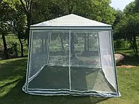 Палатка в сад 3х3 с москитной сеткой (Садовые павильоны для отдыха в саду)