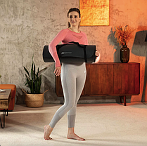 Килимок для йоги Hop-Sport HS-NB020GM NBR 2 см чорний, фото 5