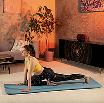 Килимок для йоги Hop-Sport HS-NB020GM NBR 2 см світлий морський, фото 4