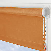 Ролети на вікна. Ролета тканинна Len 2071 Оранжевий (мм 350)