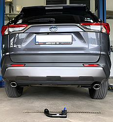 Фаркоп Toyota Rav4 V 2018- (Тойота Рав 4) швидкоз'ємний гак на ключах