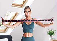 Резинка для фітнесу з петлями 12-30 кг HS-N904GB рожева, фото 3