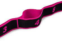 Резинка для фітнесу з петлями 12-30 кг HS-N904GB рожева, фото 5