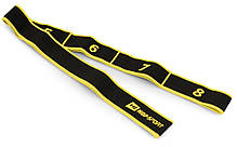 Резинка для фітнесу з петлями 12-30 кг HS-N904GB жовта, фото 4